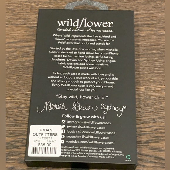 Wildflower moo moo cow iPhone X/XS case - Picture 6 of 6